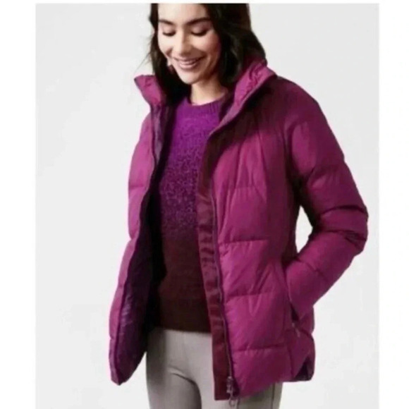 Athleta Womens Downtown Puffer Jacket size XXS - Picture 13 of 16